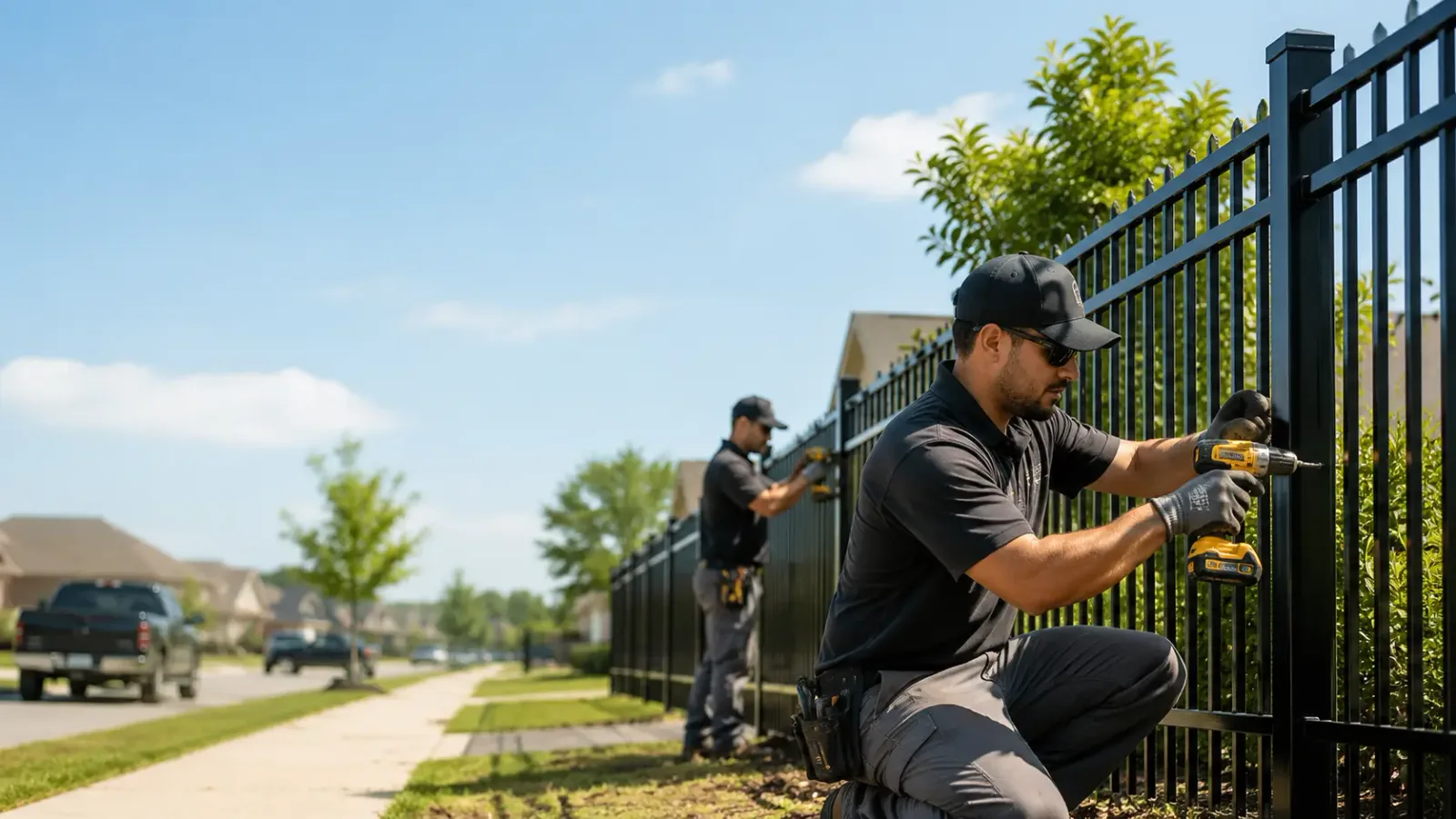 Metal Fence Installation in Montrose, IL